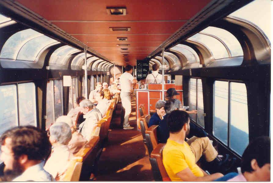 Amtrak observation car